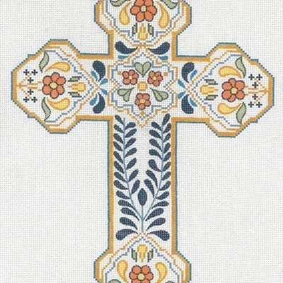 Cross Floral Italian #2