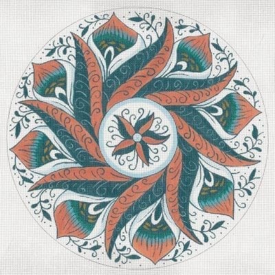 Deruta Peacock Design