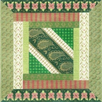 Green Moroccan Patchwork #1