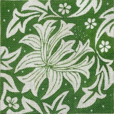 Block Print Green