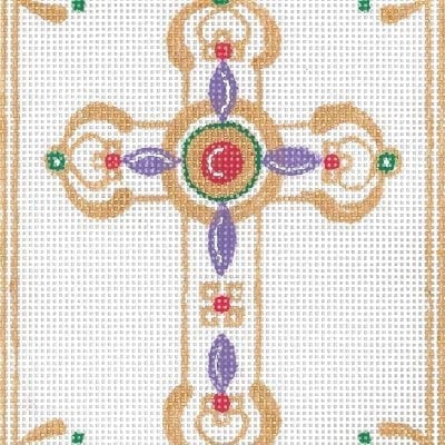 Cross Gold w/ Border #2