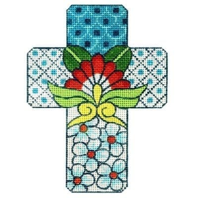 Cross Small Talavera Red