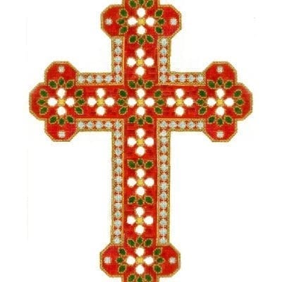 Cross Intricate in Red/Green