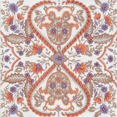 Intricate Design in Peach/Sand