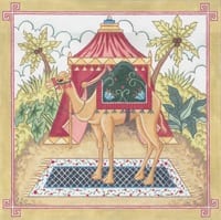 Camel w/ Elaborate Tent