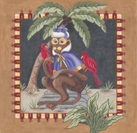 Monkey w/ Birds
