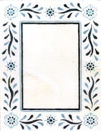Delicate All Blue Swirls