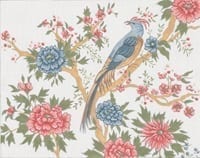 Floral with Bird