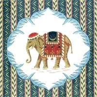 Elephant w/ Detailed Background