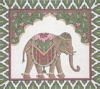 Oriental Elephant w/ Border (Right)