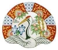 Egret on Plate