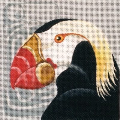 Crested Puffin Coaster