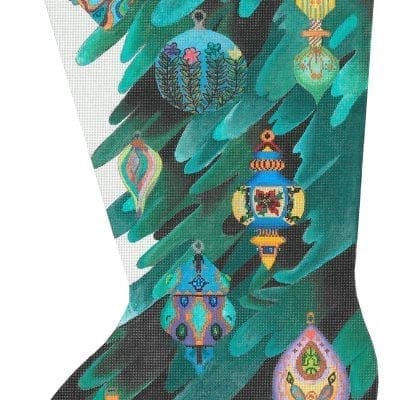 Glass Ornament Stocking