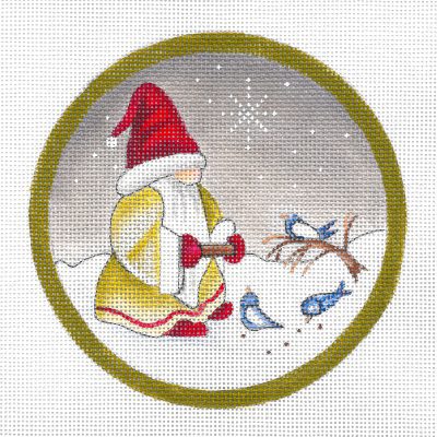Gnome With Birds