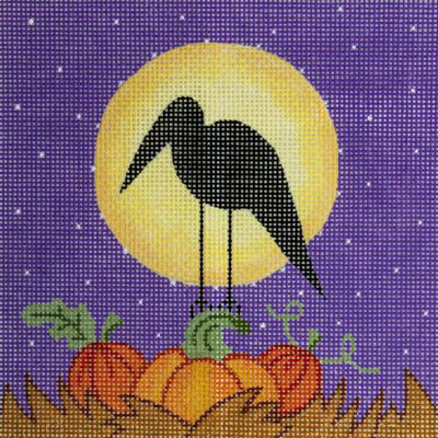 Crow With Moon
