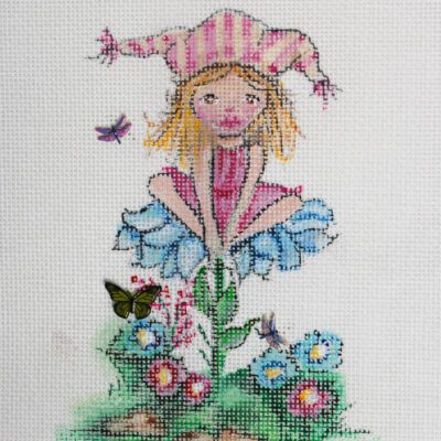 Fairy on Flower
