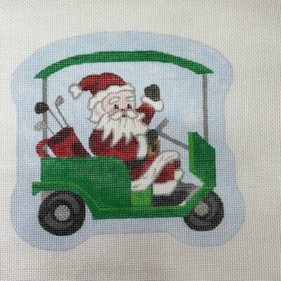 Santa Golfing