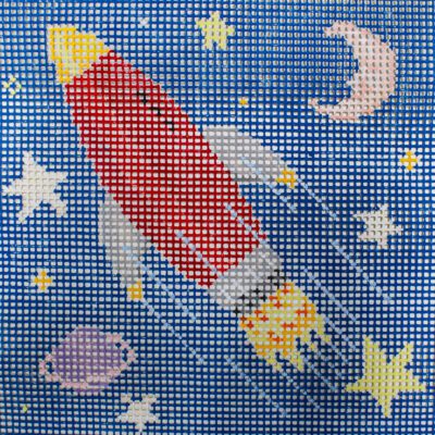 Little Moon Quickpoint Kit- Rocket Ship