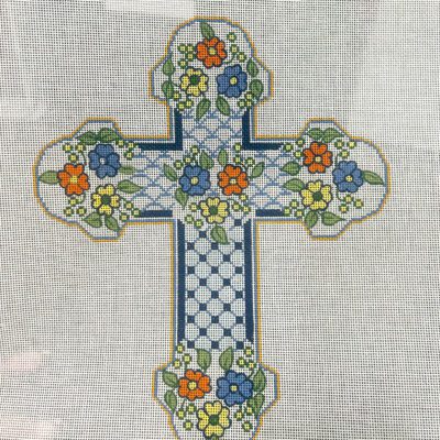 Cross Floral Italian #1