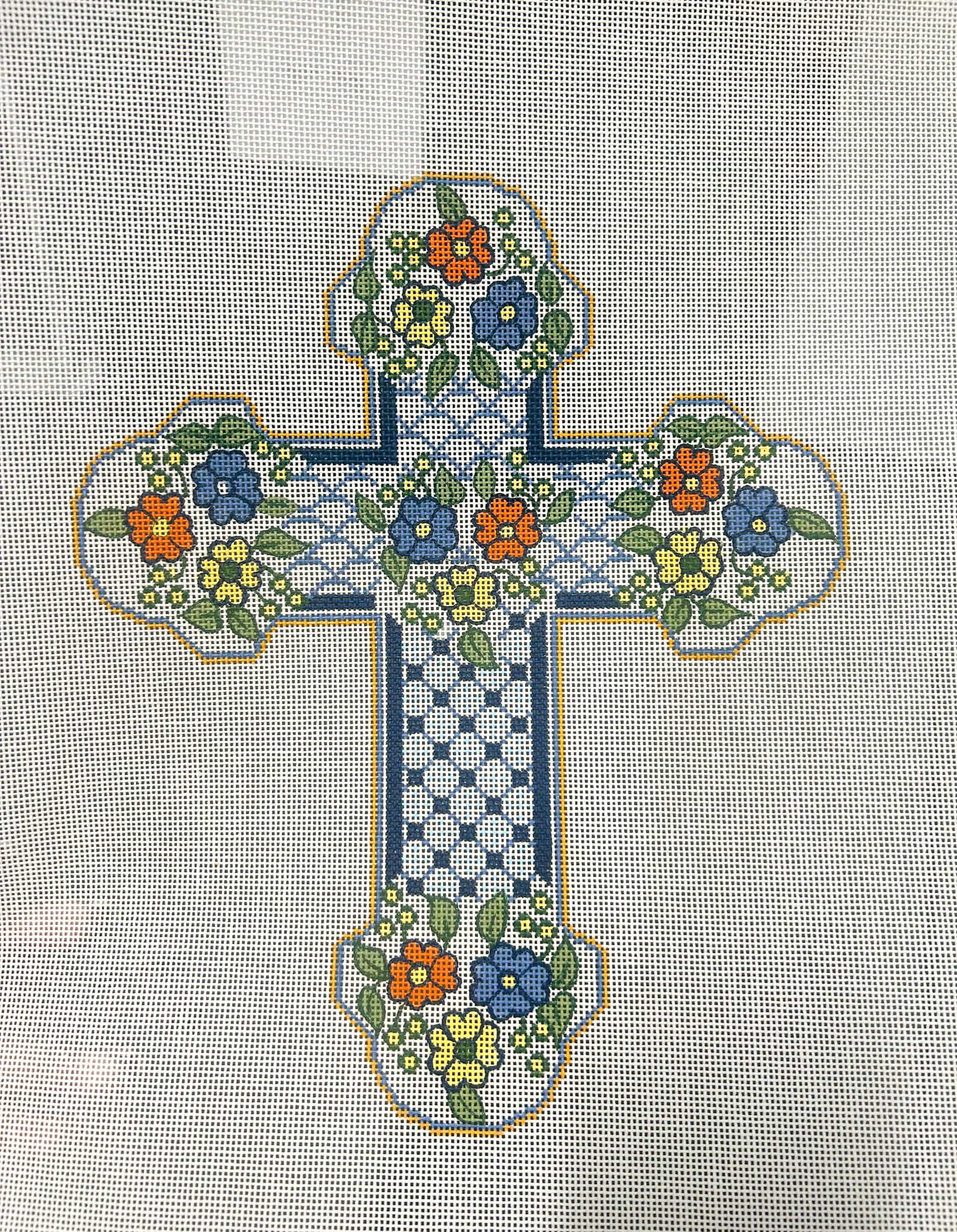 Cross Floral Italian #1